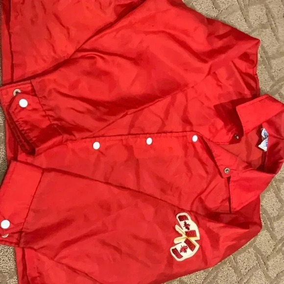 Vtg 80’s 🇨🇦 Flag Spring/Summer Jacket  - XL - Picture 7 of 7